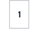 AVERY ZWECKFORM Etiquettes corr. 210×297mm 6094 opaque 25 pcs. (4004182060940)