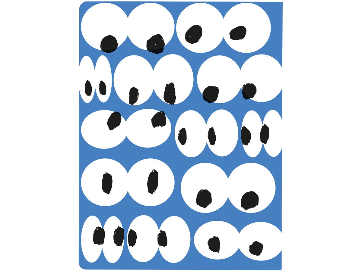 NUUNA Cahier de notes Graphic L 55737 EYES ON YOU 256 pages (4260358555737)