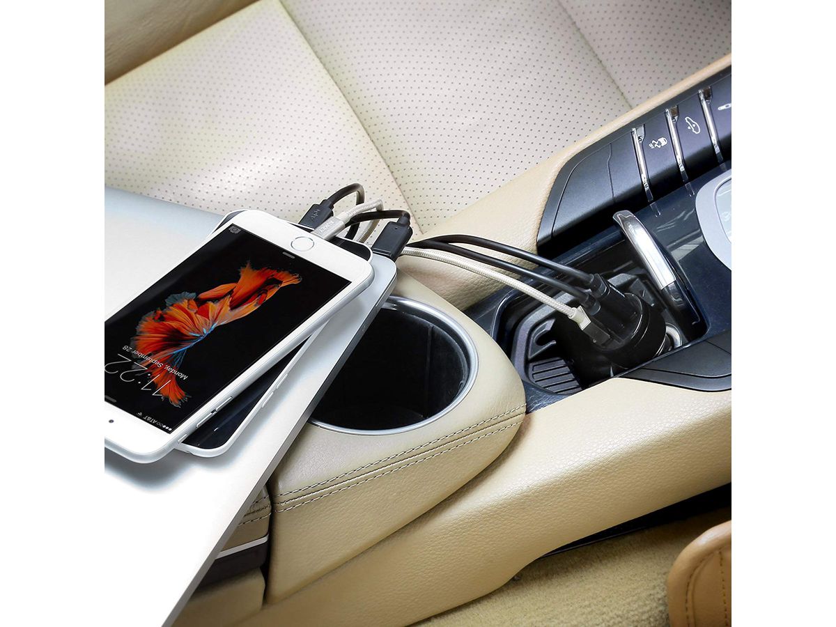 AUKEY Expedition CarCharger42W bl. CC-T11 3-Port,USB-type A QC3 (0608119197590)