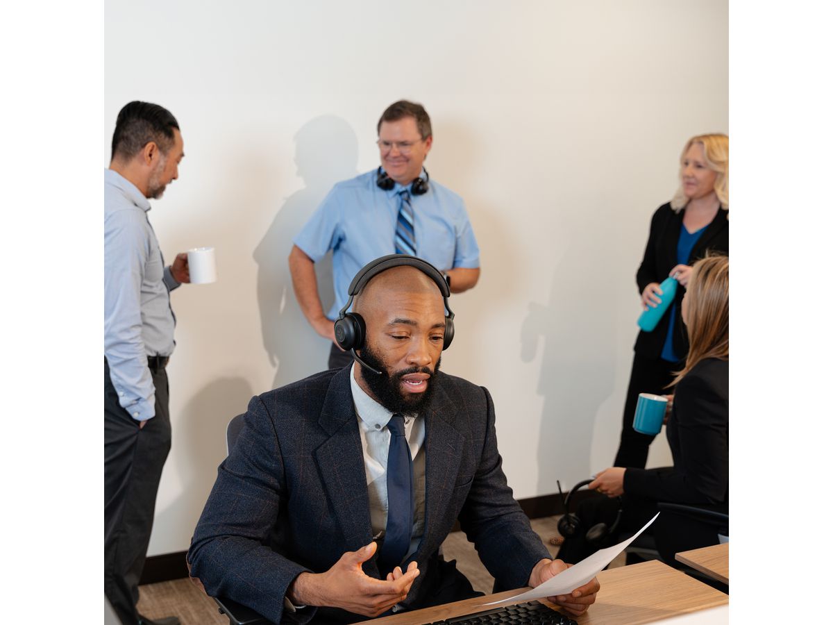 JLAB Epic Work Headset IEUHBEPICWORKRBLK63 Wireless, Graphite (0810119071194)