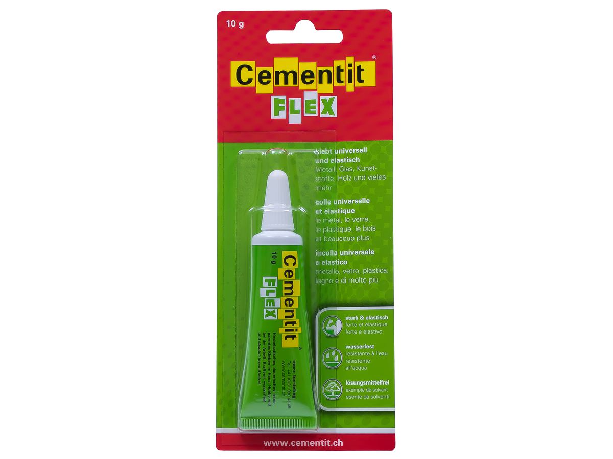 CEMENTIT Colle universelle Flex Blister 235005-010TR TRA 10g (7610239011253)