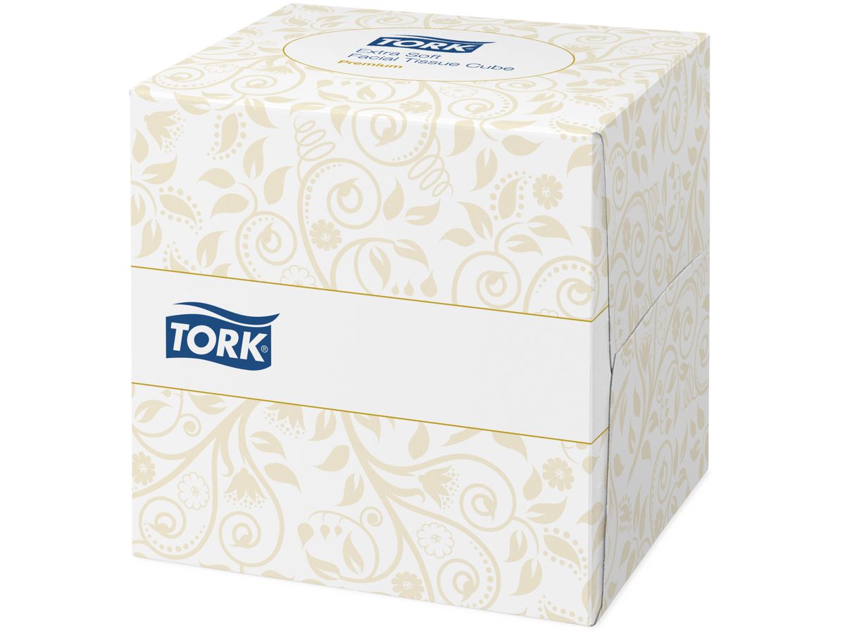 TORK Kosmetiktücher 140278 weiss, 2-lagig 100 Blatt (7322540123753)