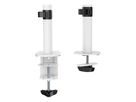DELTACO Dual monitor desk arm GAM-040-W 13-32 inch screens White (7333048056542)