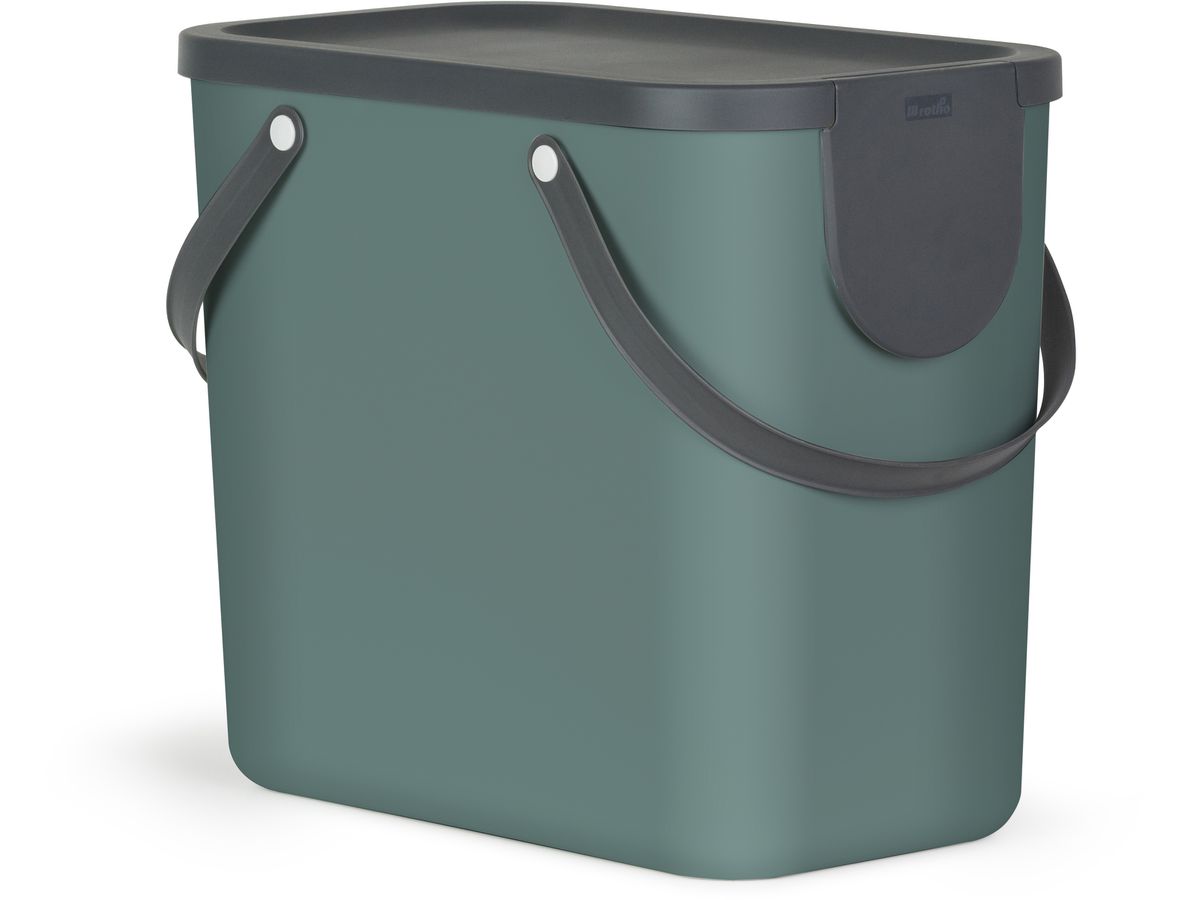 ROTHO Boîte de recyclage Albula 25lt 1024905092 Mistletoe green 180x332x180mm (7610859202482)