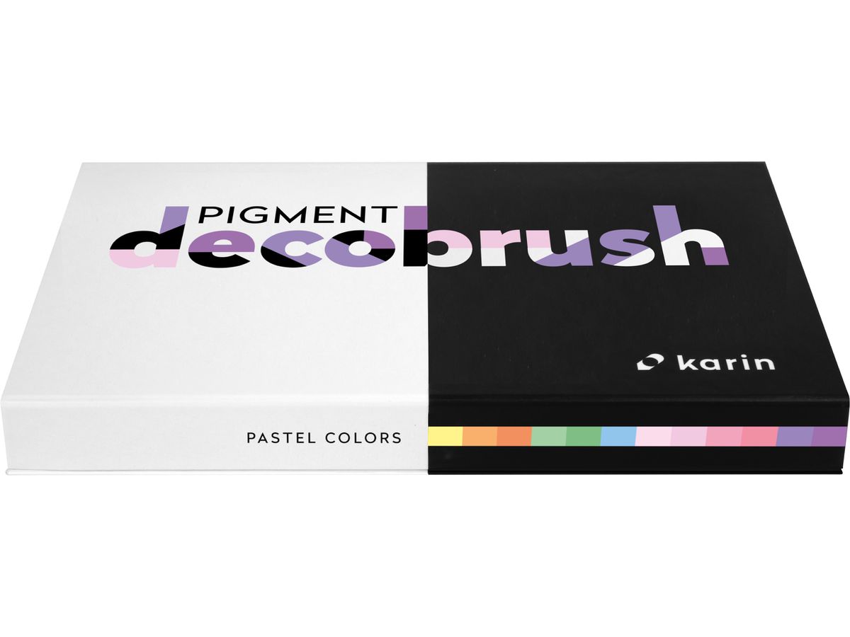 KARIN Pigment Deco Brush 29C7 Pastel Colors Set 12 Farben (5904446026844)