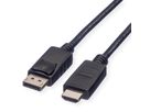 ROLINE DisplayPort-HDMI Kabel 11.04.5780 Black, ST/ST, 1080p 1m (7611990133475)