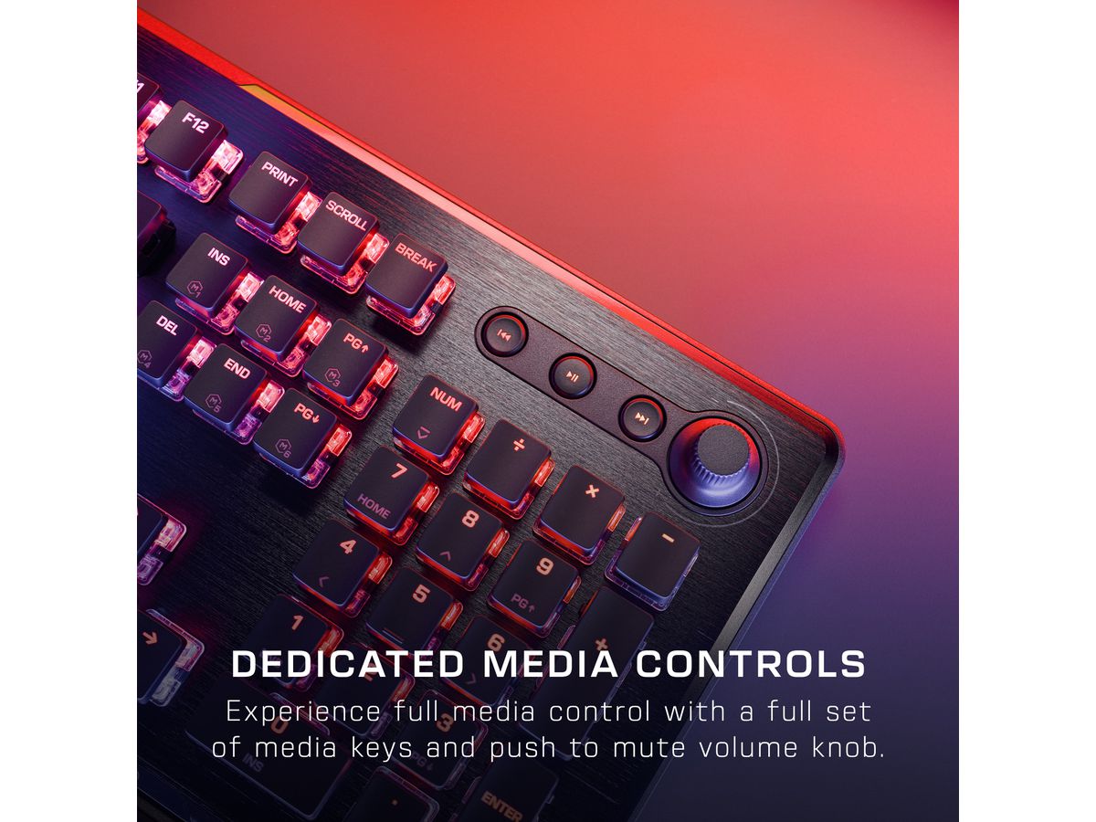 TURTLE BEACH Vulcan II Gaming Keyboard TBK-1002-02-CH Mech., Linear Switch, CH (0731855210220)