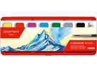 CARAN D'ACHE Couleur opaque Gouache 1000.308 7 coul. Blanc opaque, brosse (7610186143083)