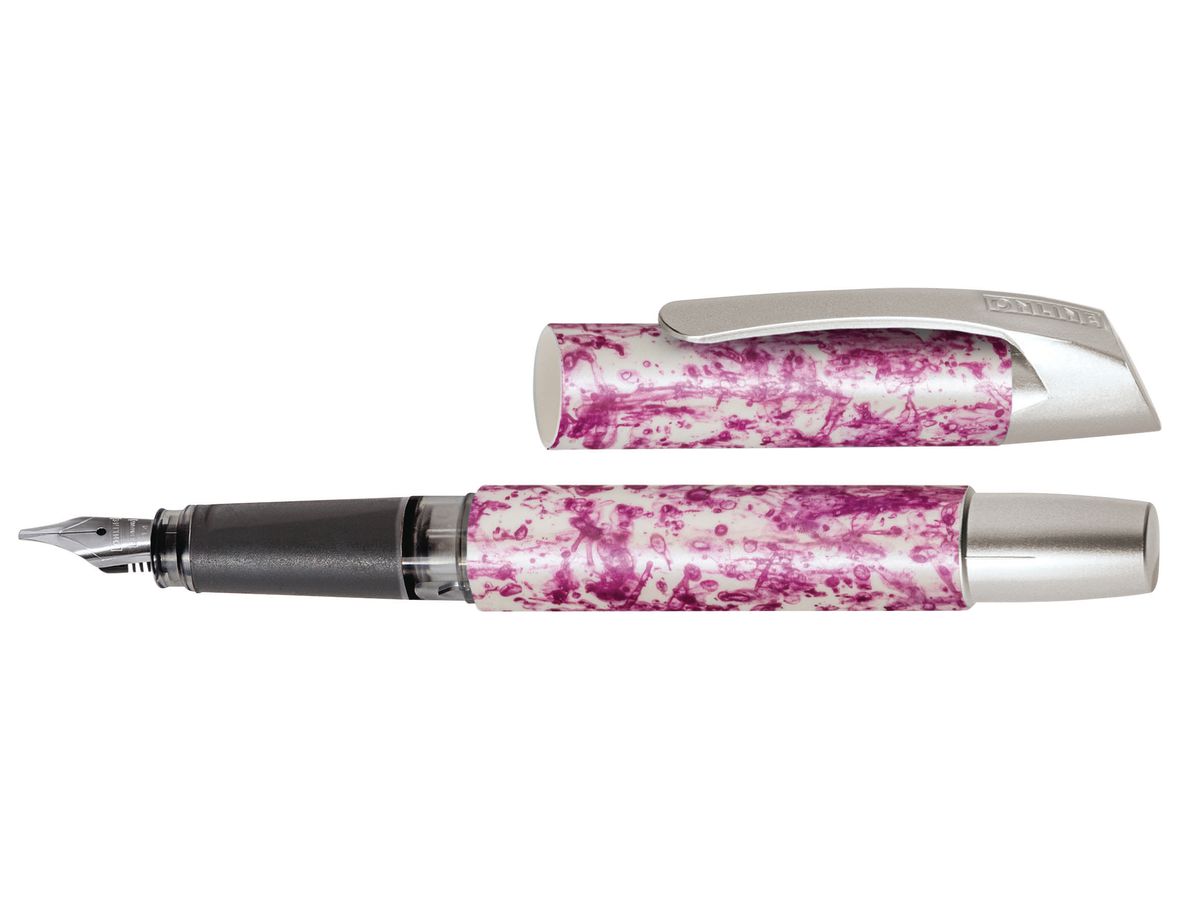 ONLINE Füllhalter Campus II 1.4mm 61424/3D Look Splash Pink blau (4014421614247)