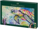 FABER-CASTELL Set Crayon & Pitt Artist Pen 217554 boîte en métal 46 pièces (4005402175543)