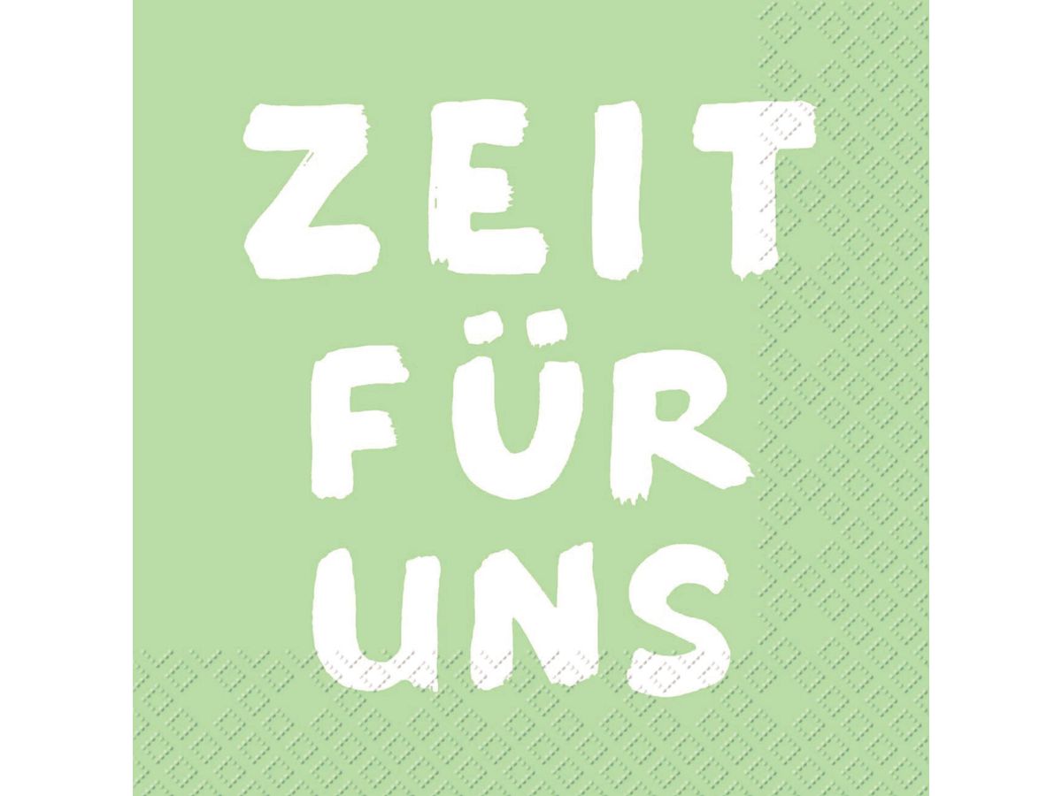 STEWO Serviettes Alec 25x25cm 2573566346 vert clair FSC 20 pcs. (7630050838457)