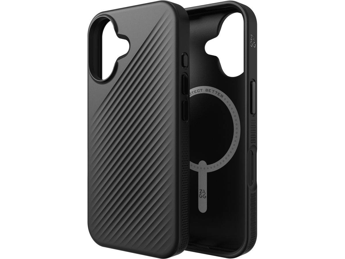 ZAGG Luxe Cases Snap Apple 702315006 iPhone 16,Black (0840390318428)