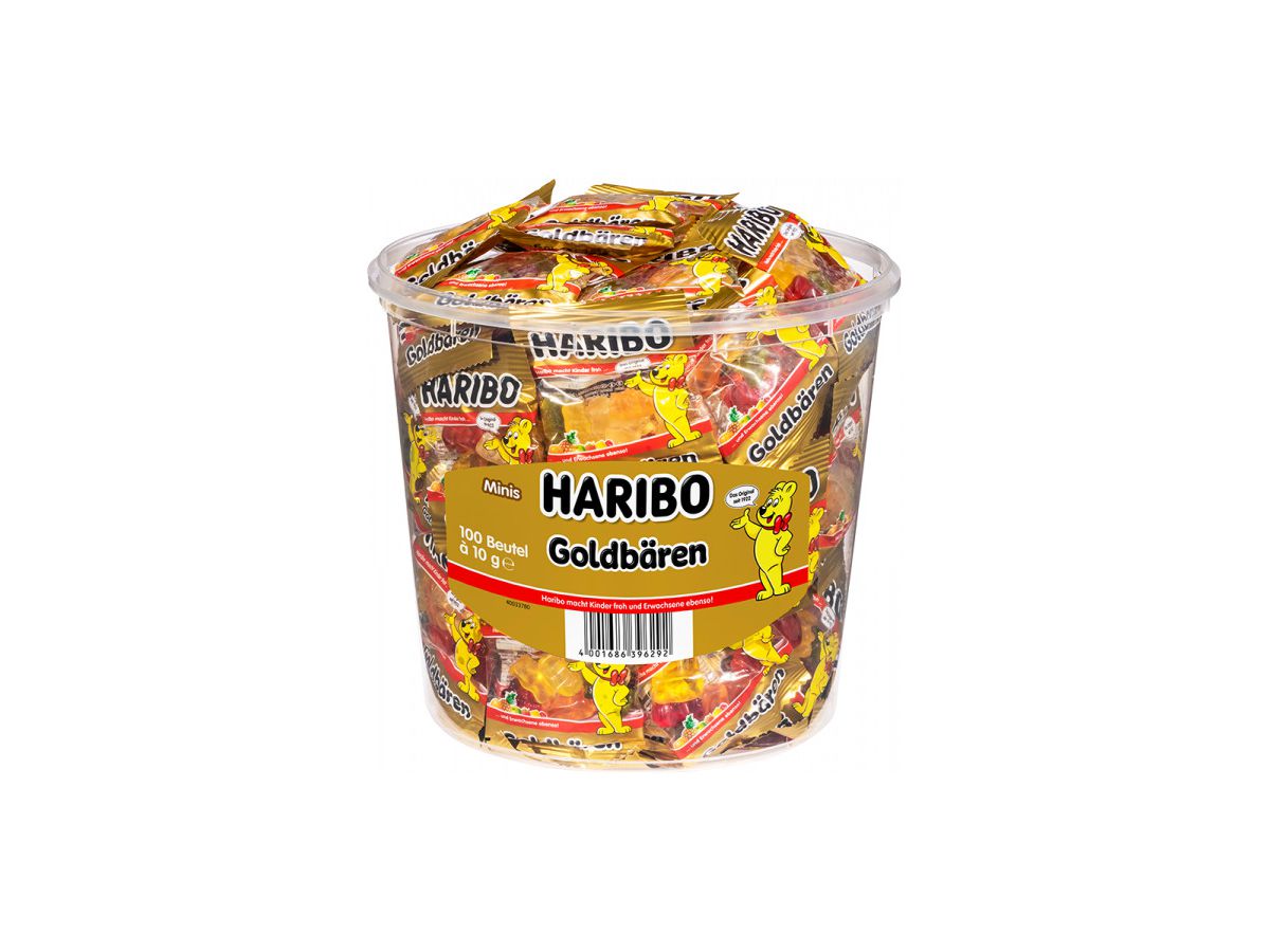 HARIBO Orsi d'oro 127376 100 pezzi (4001686301180)