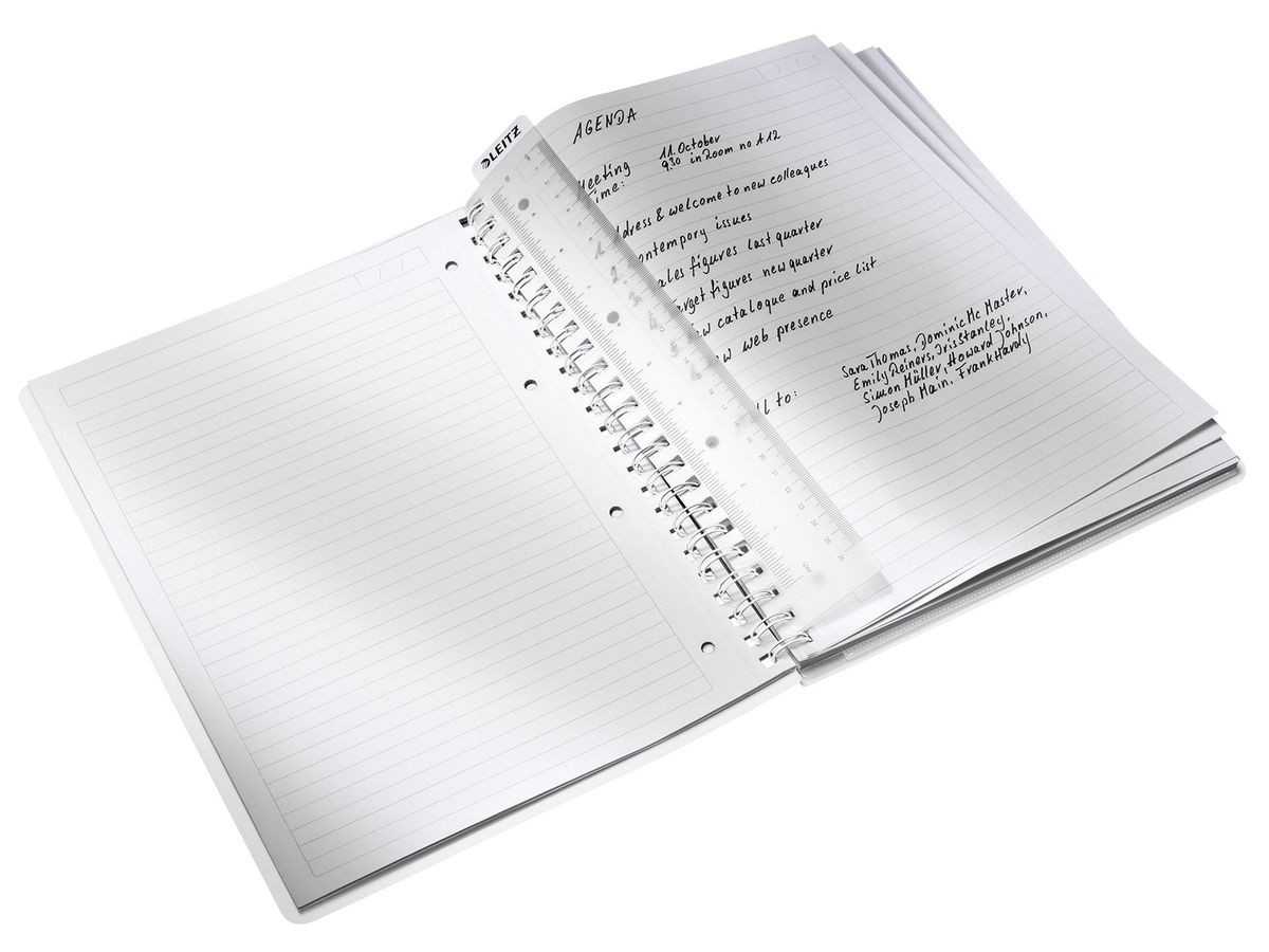 LEITZ Libre spirale WOW PP A5 46390036 bleu 80 flls. (4002432107759)