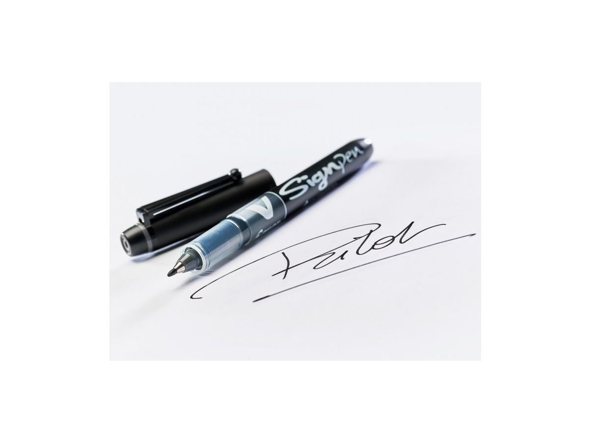 PILOT V-Sign Pen 0,6mm SW-VSP-B schwarz (4902505134654)