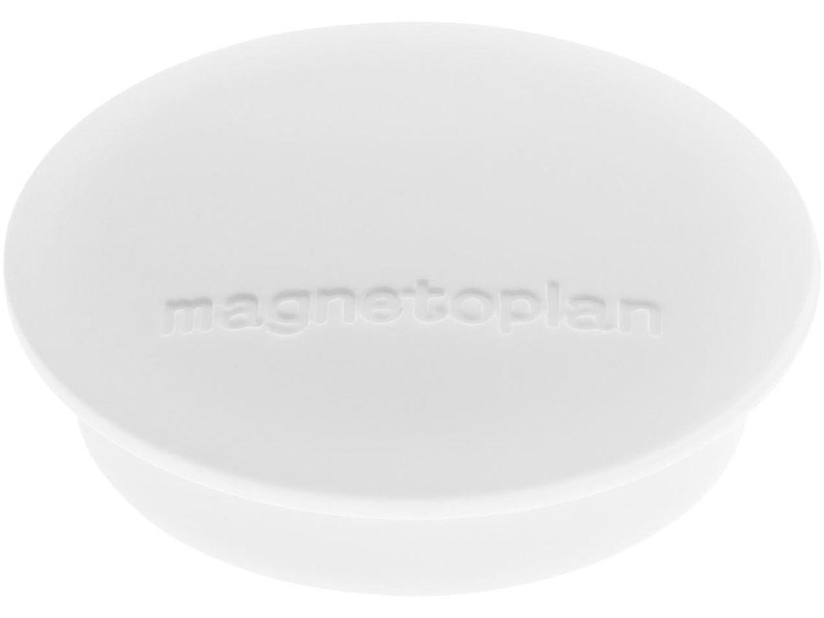 MAGNETOPLAN Calamita Discofix Junior 34mm 1662100 bianco 10 pezzi (4013695010908)