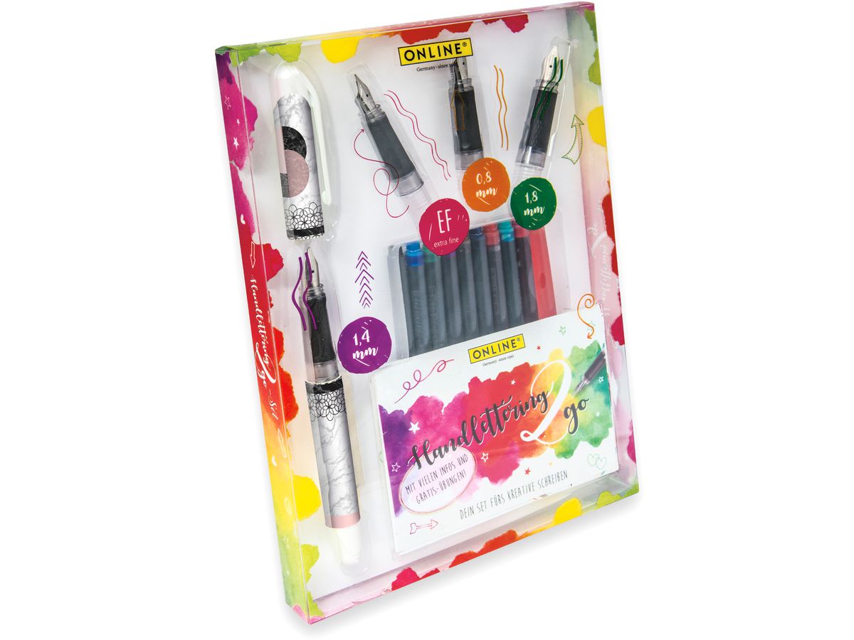 ONLINE Handlettering Set 1.4mm 12398 Soft Marble blu (4014421123985)