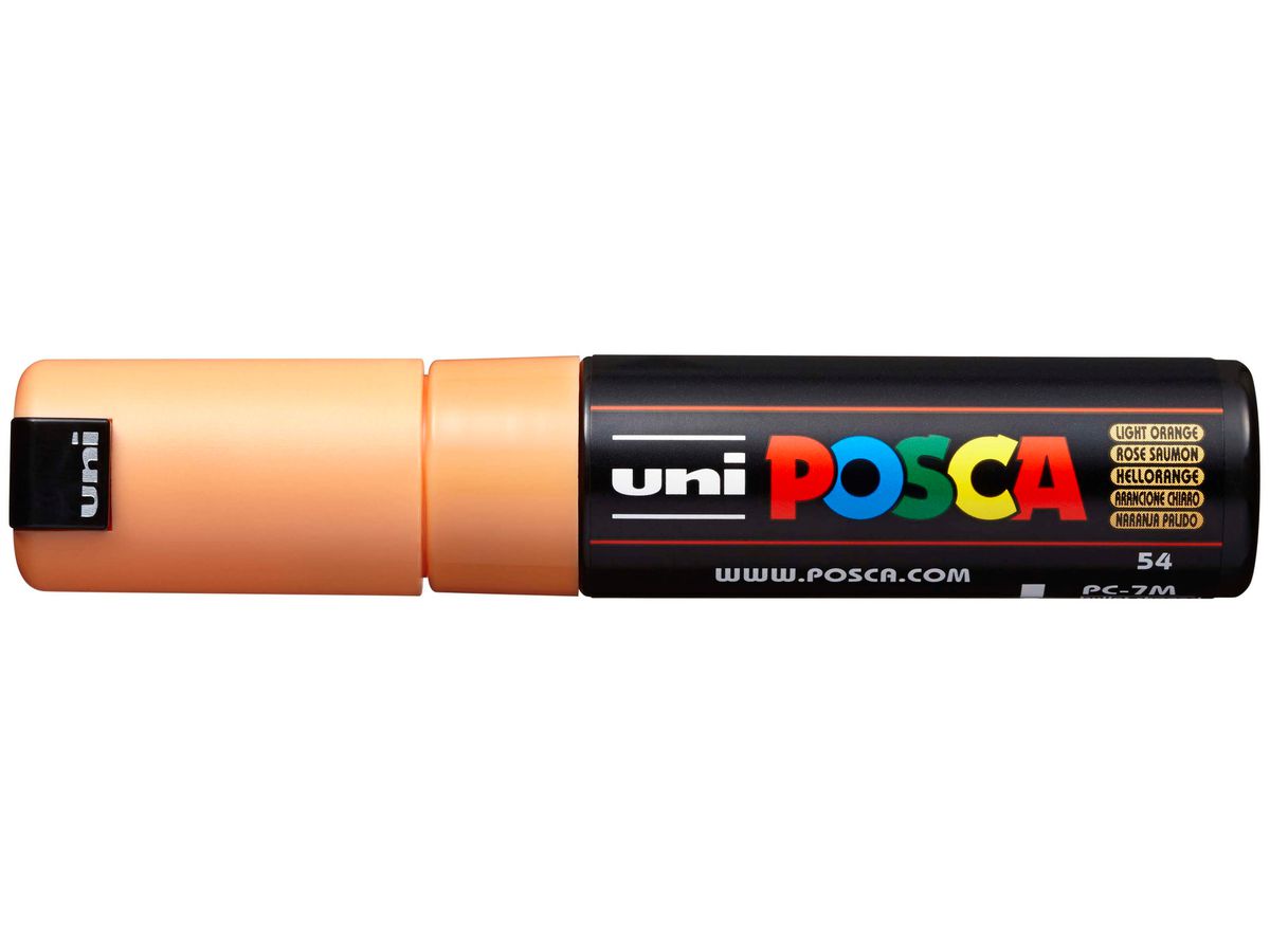 POSCA Marker 4.5-5.5mm PC7MLIGHTORA hellorange, Rundspitze (4902778228364)