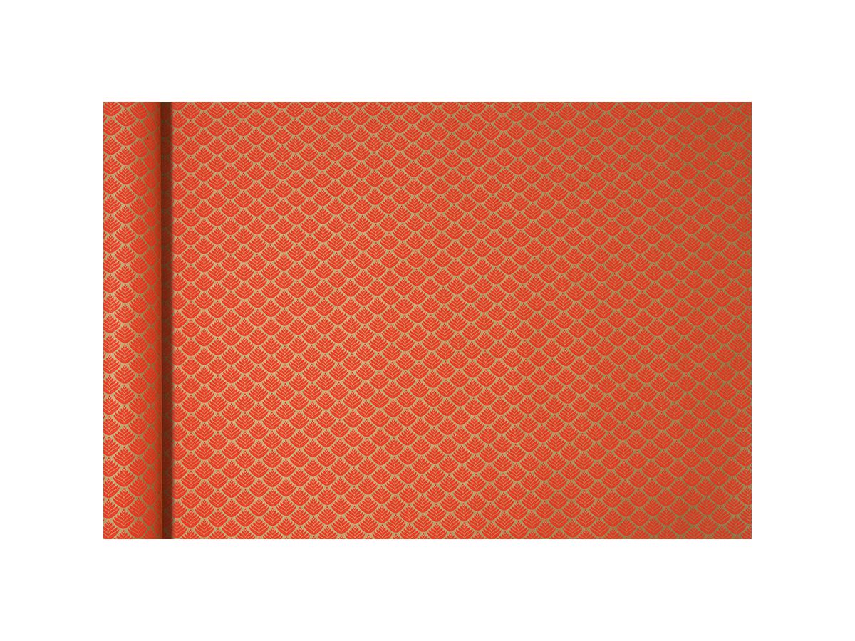 CLAIREFONTAINE Tiny Rolls Kraft fleurs rouges 223825C 70g, 5x0.35m (3329682238257)