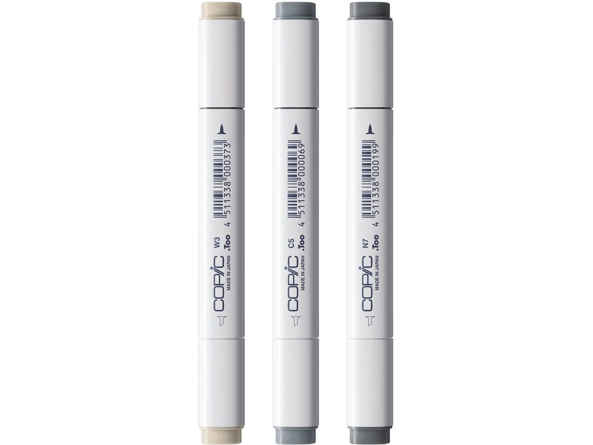 COPIC Marker Classic Designer 200750315 Deep volume tints 3 pièces (4013695268828)