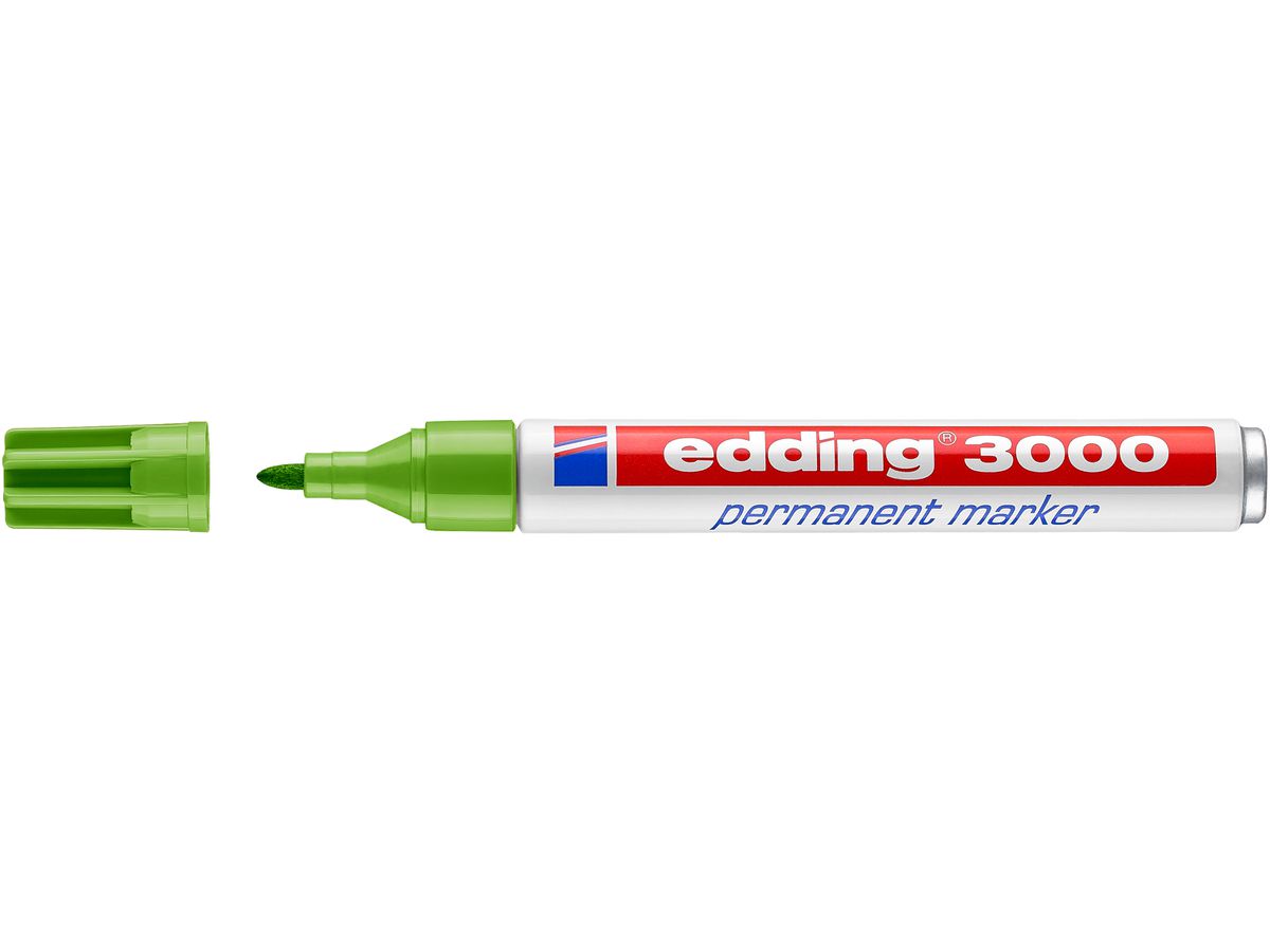 EDDING Permanent Marker 3000 1,5-3mm 3000-11 hellgrün (4004764008063)