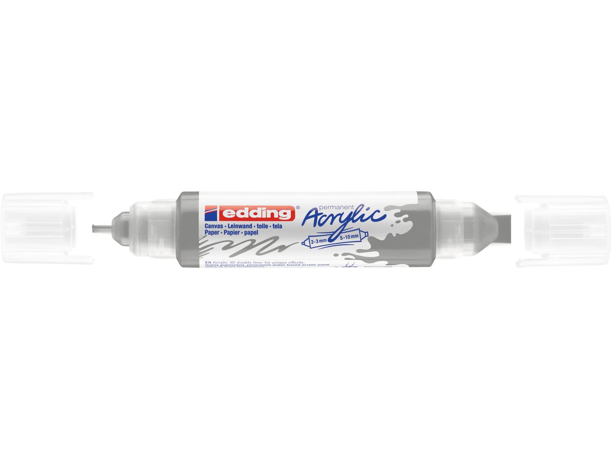 EDDING Acrylmarker 5400 double liner 5400-923 silver (4057305028181)