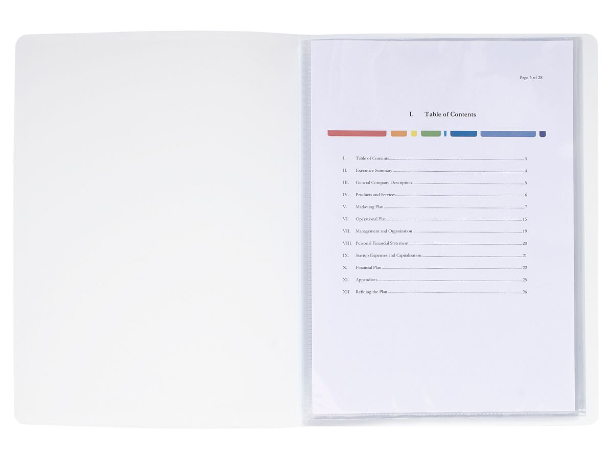 EXACOMPTA Sichtbuch KC A4 58209E weiss 20 Taschen (3130630582090)