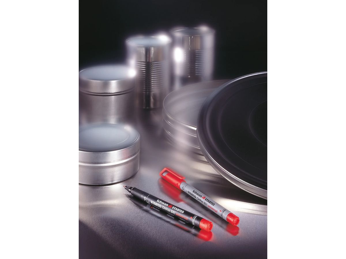 STABILO OHP Pen non-perm. F 852/40 rot (4006381114455)