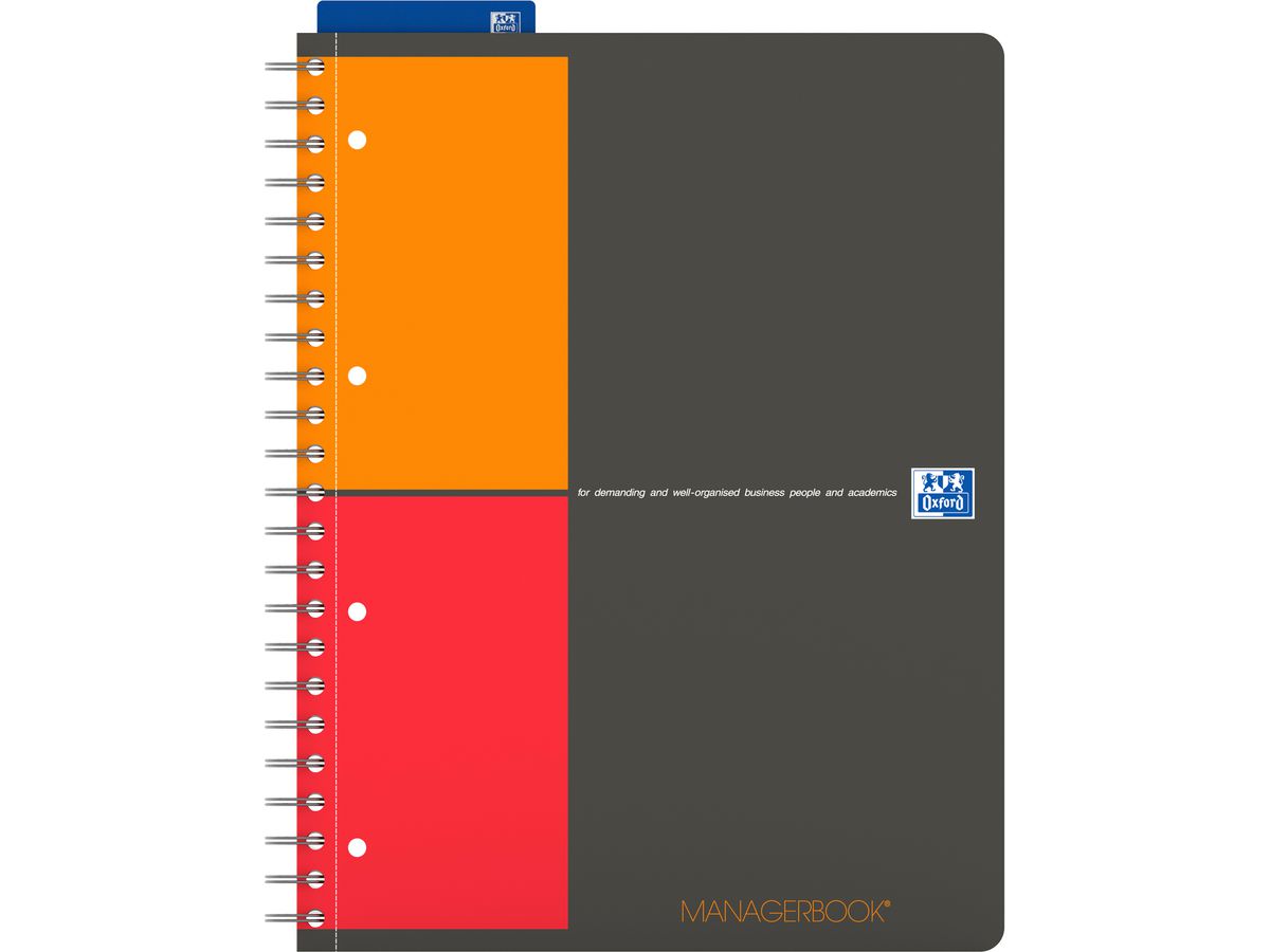 OXFORD Managerbook A4+ 400010756 rigato 80 fogli (8412771126643)