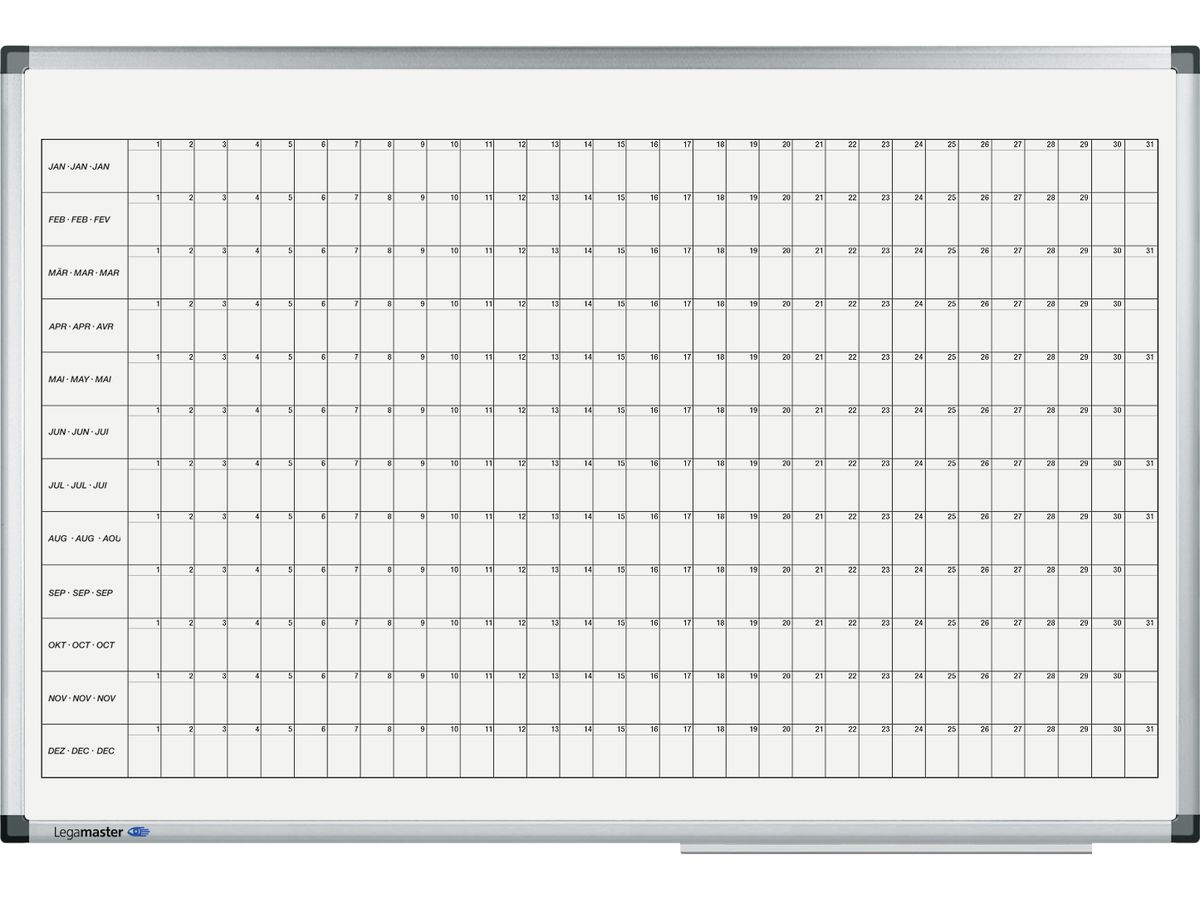 LEGAMASTER Calendario annuale Premium 7-411000 60x90cm (8713797028141)