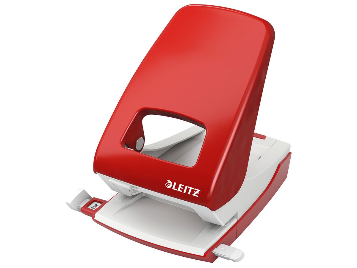 LEITZ Bürolocher NewNeXXt 5.5mm 51380025 rot f. 40 Blatt (4002432310753)