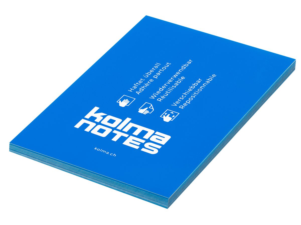 KOLMA kolma NOTES A6 13.006.05 1x100 Blatt blau (7611967130131)
