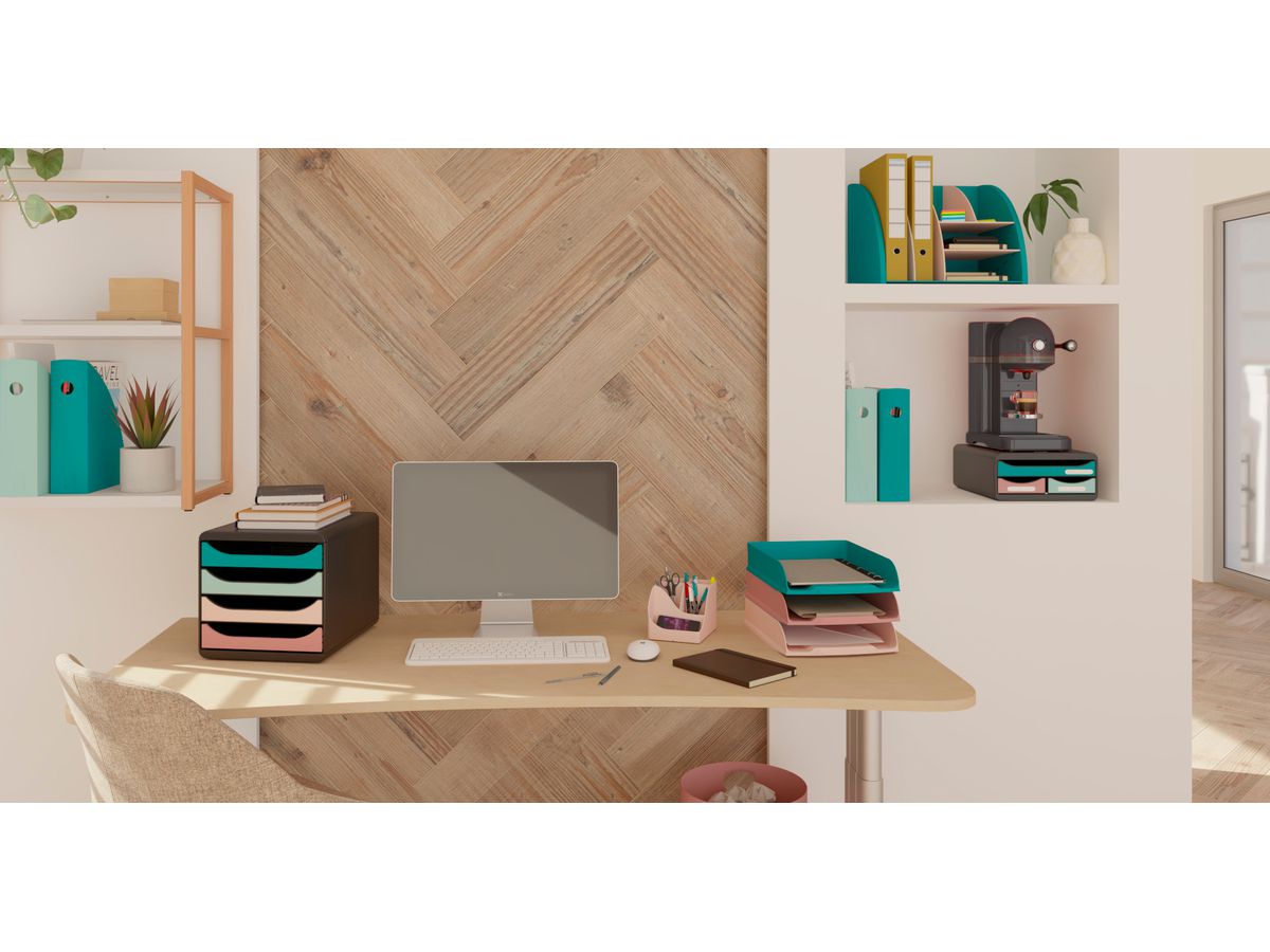 EXACOMPTA Desktop Organizer SKANDI 394606D blu pacifico/nude (9002493946064)