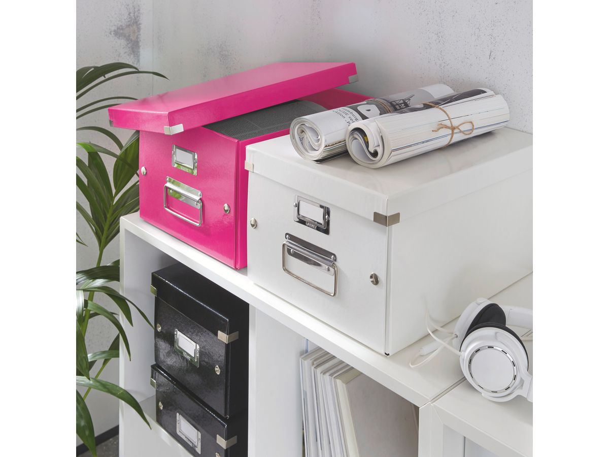 LEITZ Click&Store WOW Box M 60440023 pink 281x200x370mm (4002432398126)