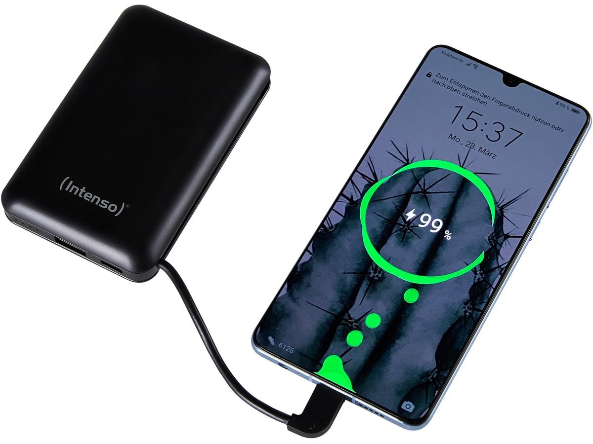 INTENSO Powerbank XC10000, black 7314530 10000 mAh, USB-A, USB-C (4034303030125)
