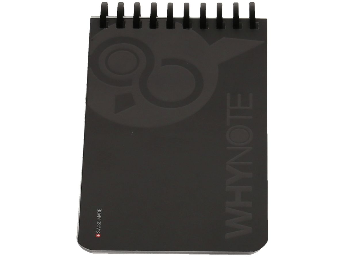 WHYNOTE Carnet A6 WNPBOK01 kit de démarrage, noir (7640167321254)
