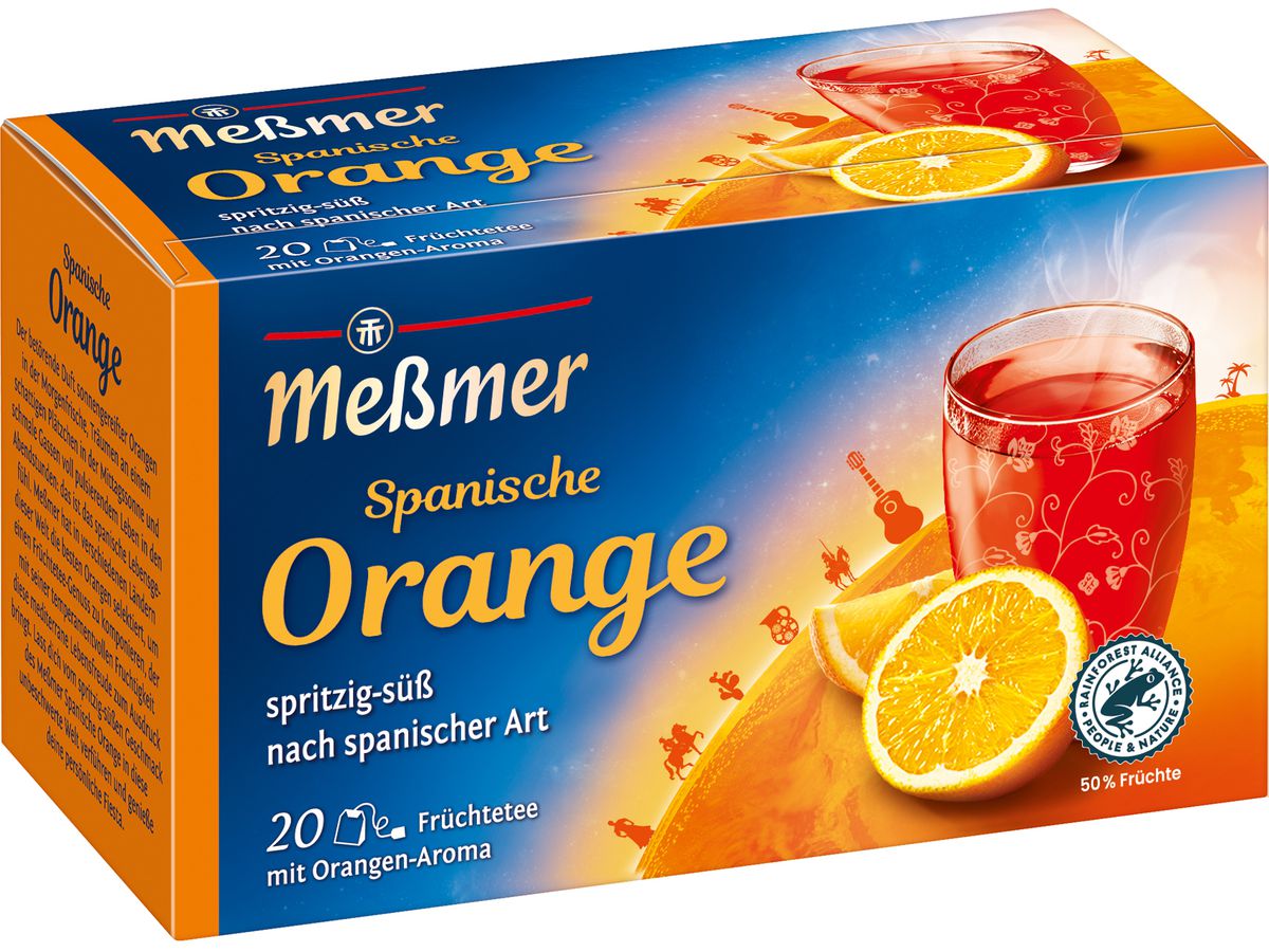 MESSMER Arancia spagnola 10568701 Bustine 2.5g, 20 pz. (4002221038004)