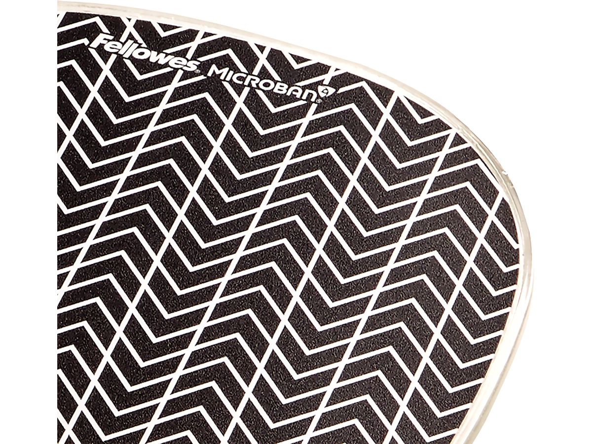 FELLOWES Tapis de souris Photo 9653401 n/b zick,avec repose-poignets (0043859740680)