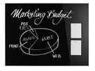 MAGNETOPLAN Design-Glasboard 1200x900mm 13404012 nero, magnetico (4013695057156)