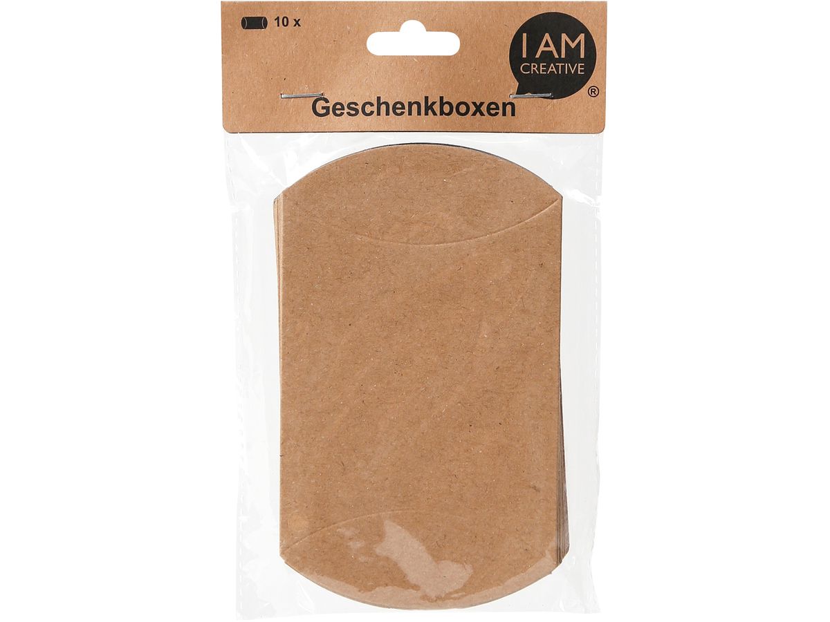 I AM CREATIVE Scatole regalo 8.5x14cm 4088.075 marrone 10 pezzi (7611983211333)