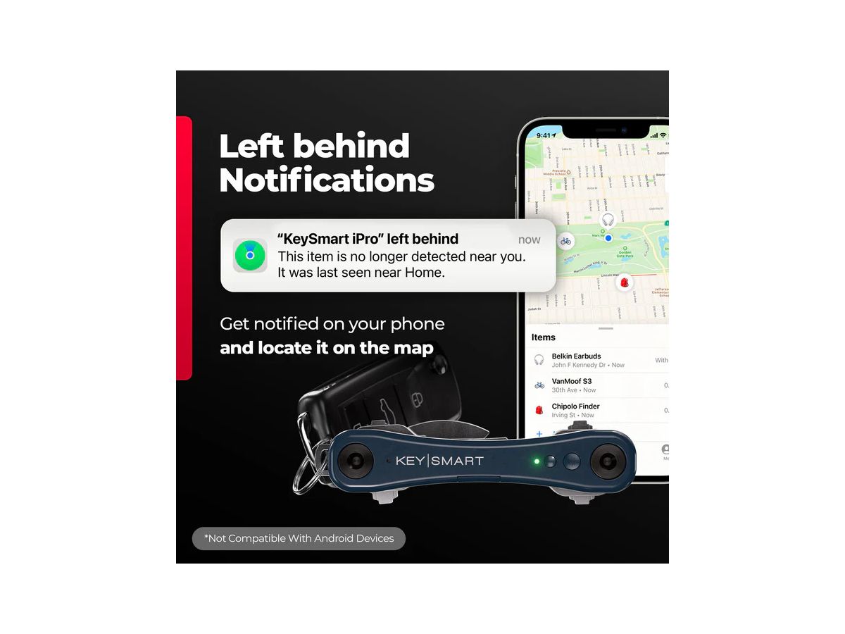 KEYSMART iPro V3 KS431-BLU-V3 Apple Find My, Blue (0810024058662)