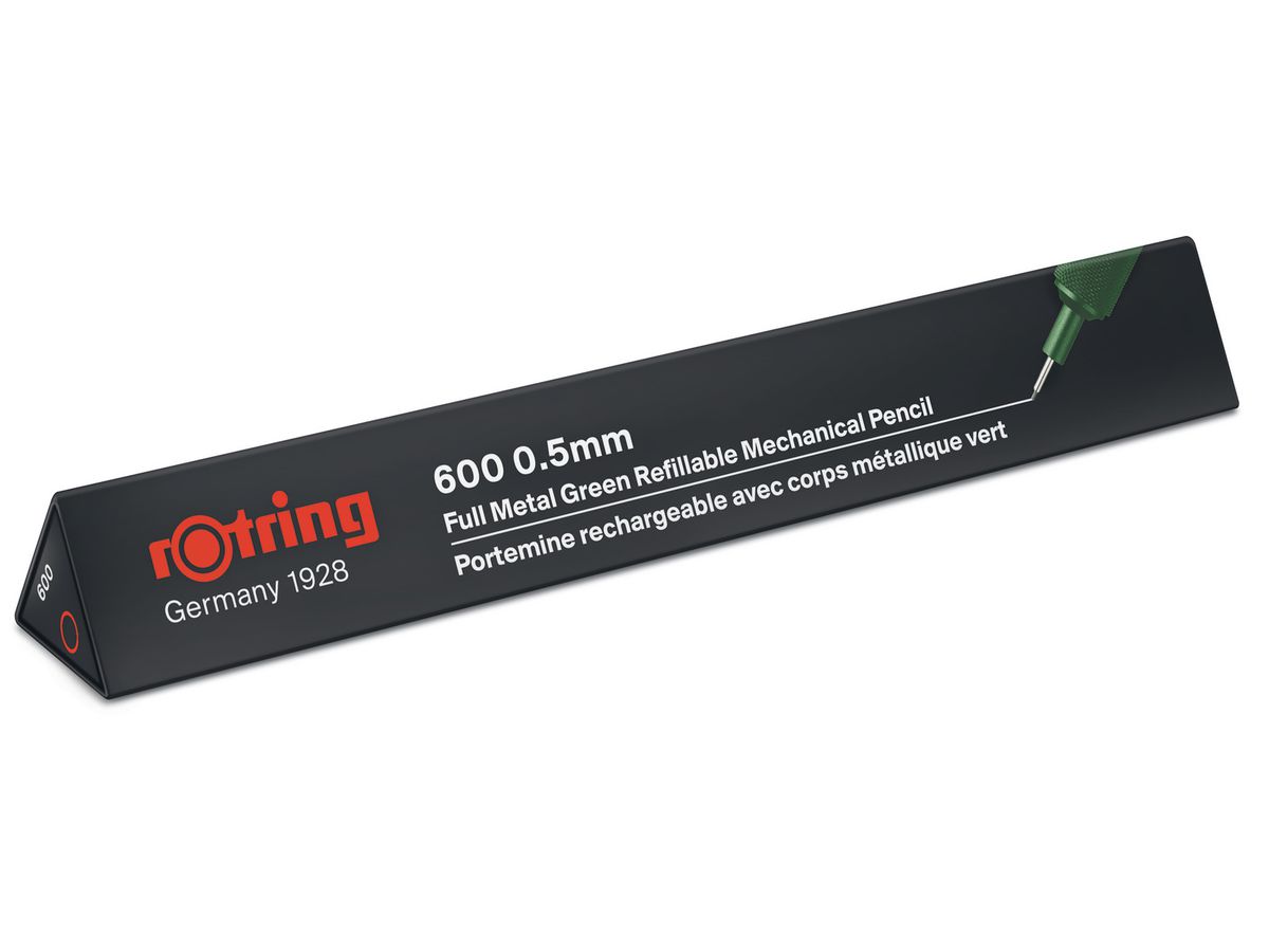 ROTRING Portemines 600 0.5mm 2114268 vert foncé metallic (3026981142680)