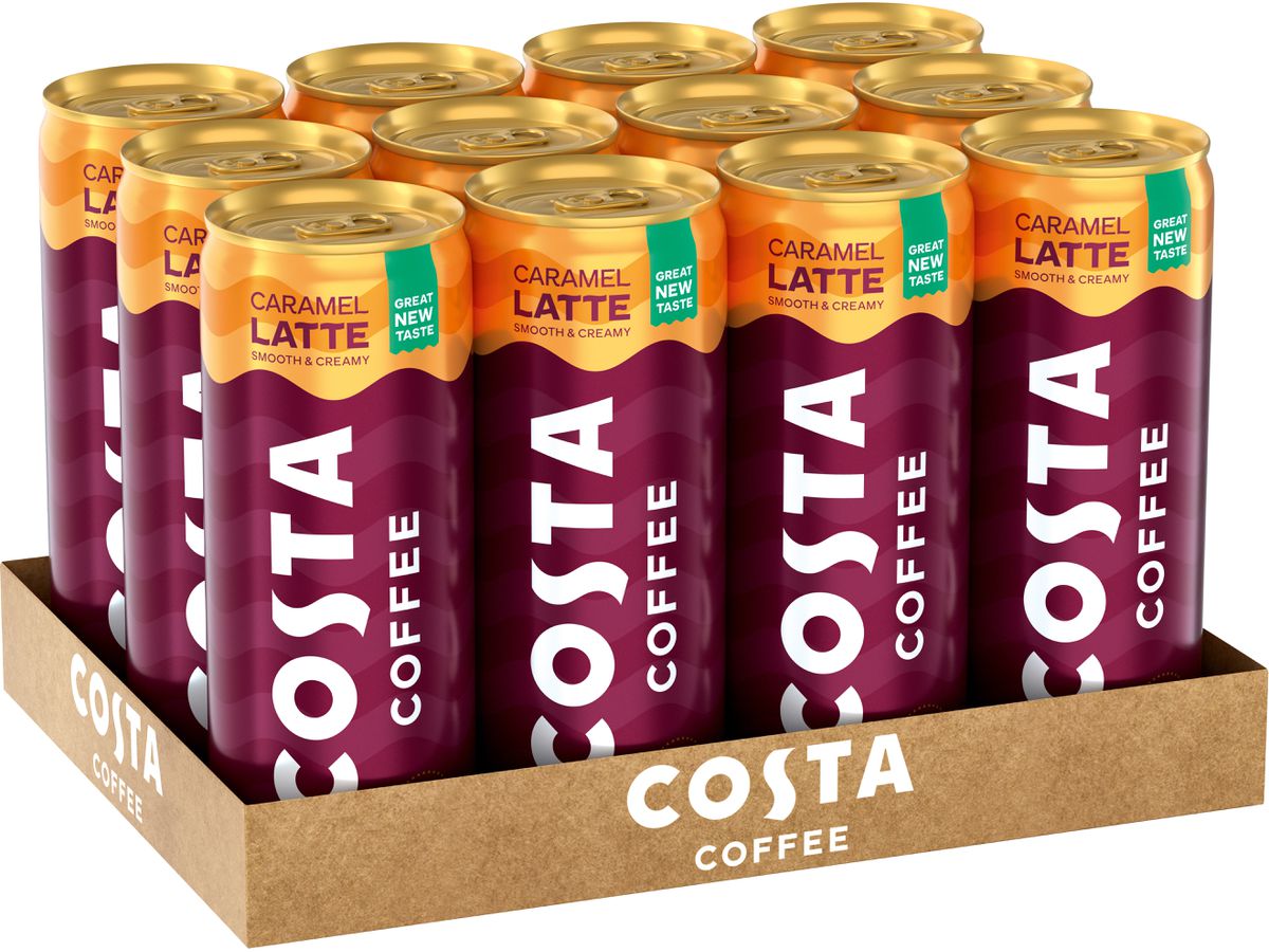 COSTA Coffee Latte Alu 5284 25 cl, 12 Stk. (5449000001221)