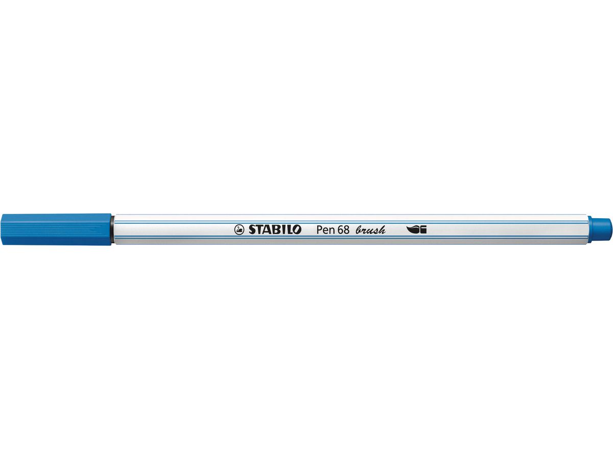 STABILO Fasermaler Pen 68 Brush 568/41 dunkelblau (4006381545792)