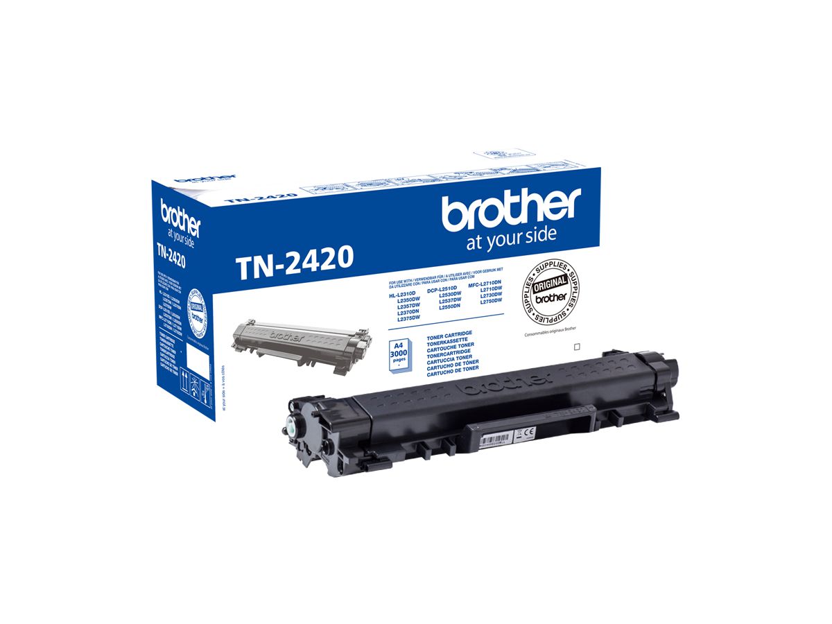 BROTHER Toner-Modul HY schwarz TN-2420 HL-L2350/2370 3000 Seiten (4977766779494)