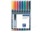 STAEDTLER Lumocolor permanent F 318 WP8 8 colori ass. (4007817323694)