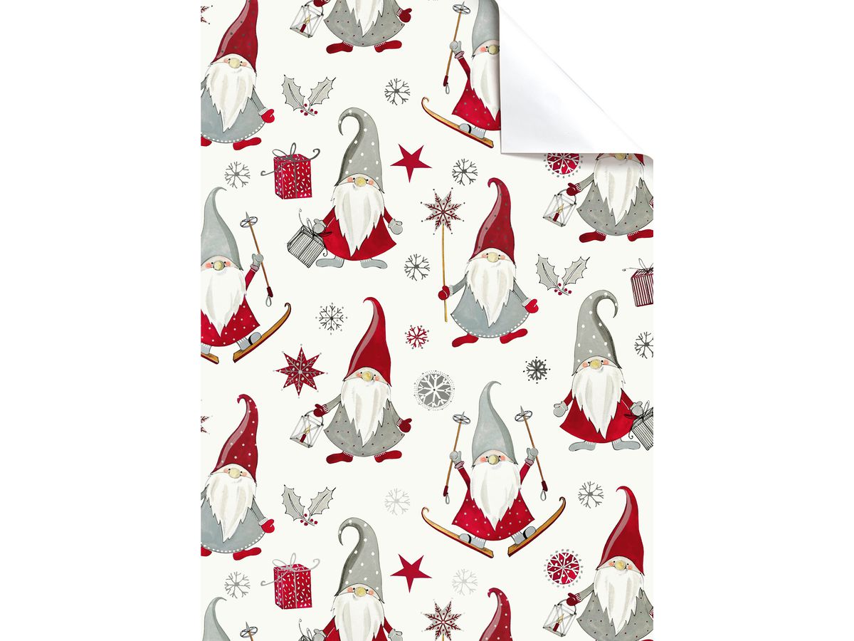 STEWO Papier cadeau 2514538620 Nisse 499x498mm (7630050863497)