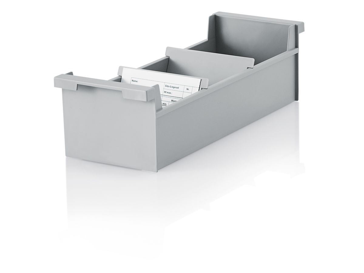 STYRO Caisse defichier transverse A7 30-732.85 gris (7612176101462)