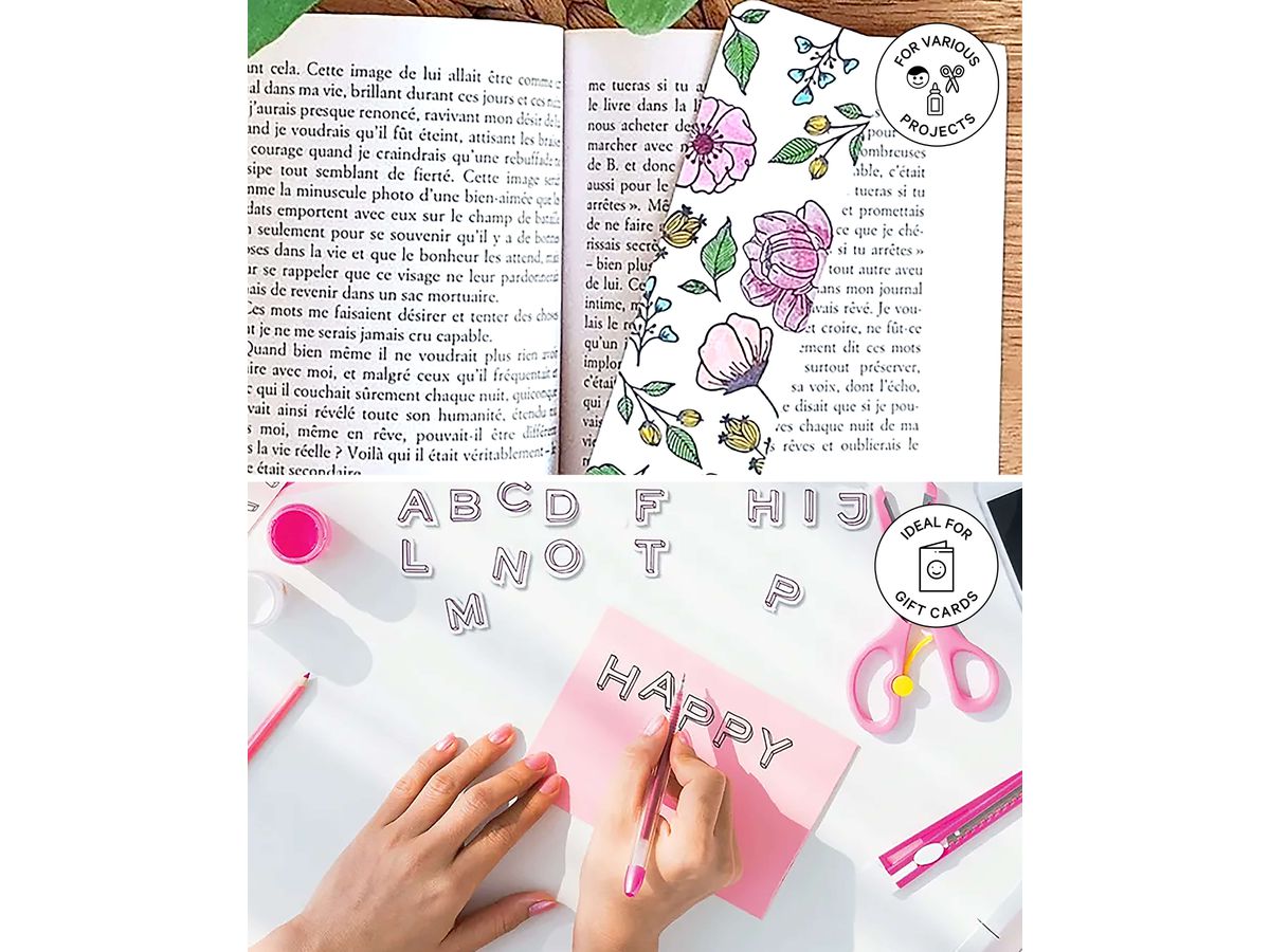 I AM CREATIVE Set de tampons 4093.04 Flowers 31 pièces (7611983252053)