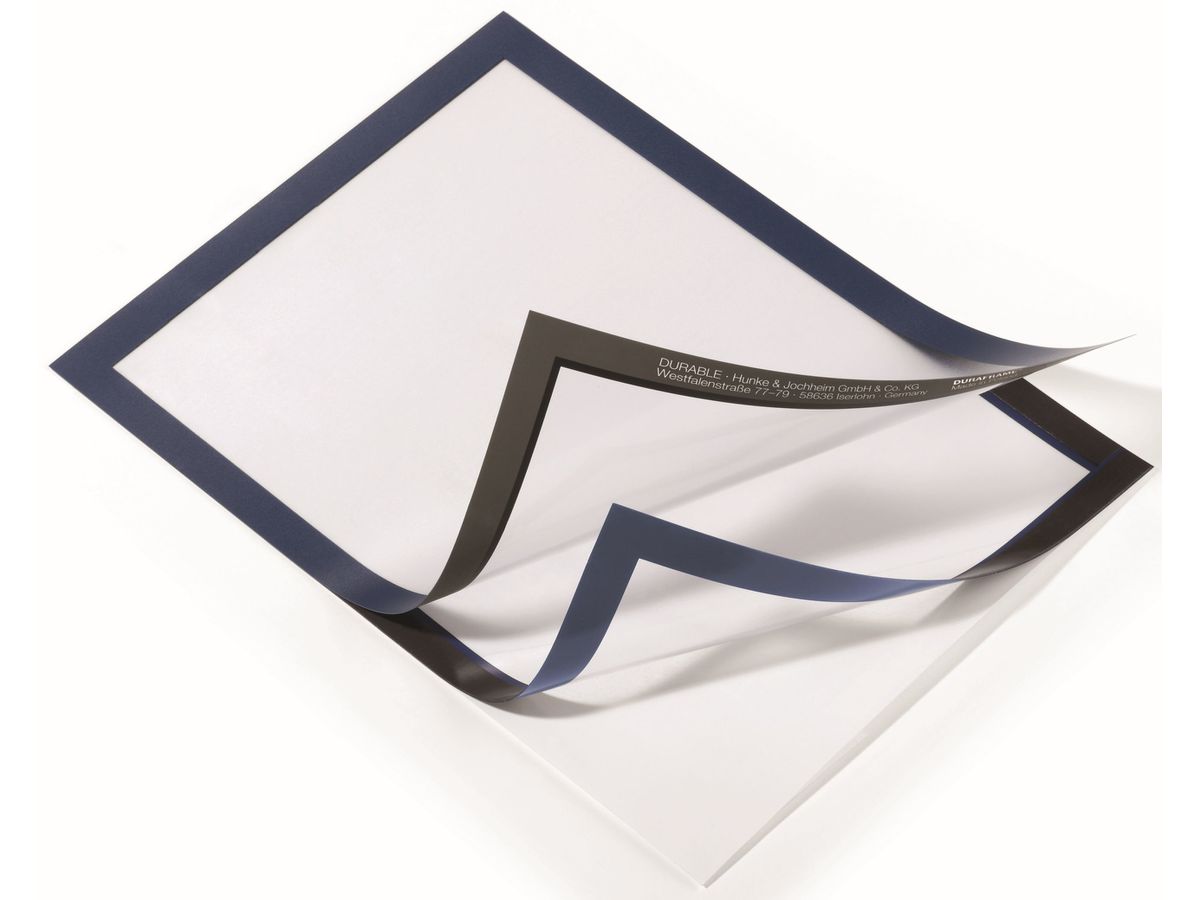 DURABLE Duraframe A4 489907 bleu foncé (4005546406022)